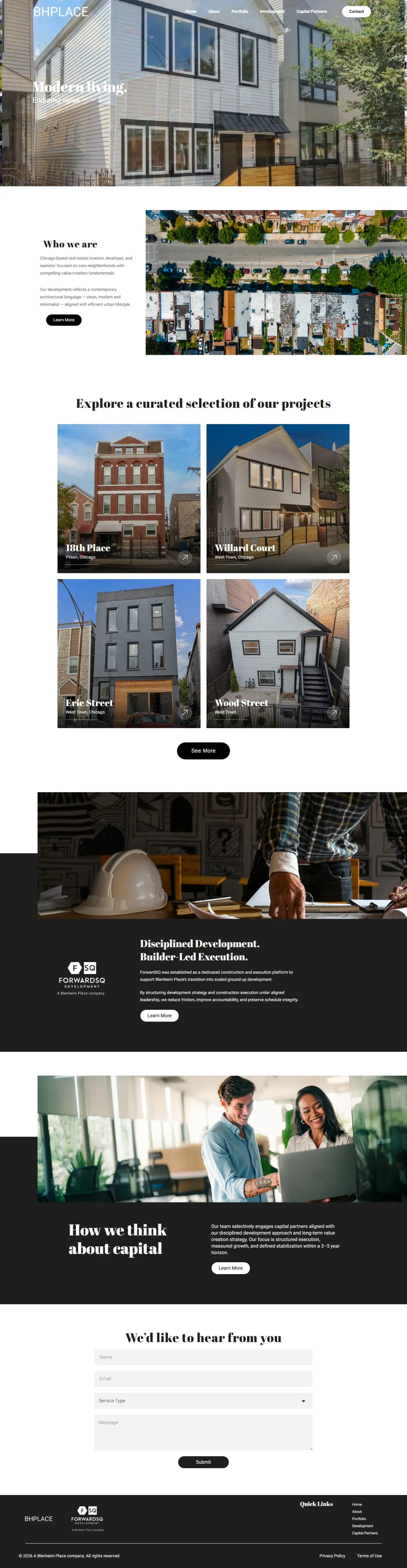 BH Place — Home Page