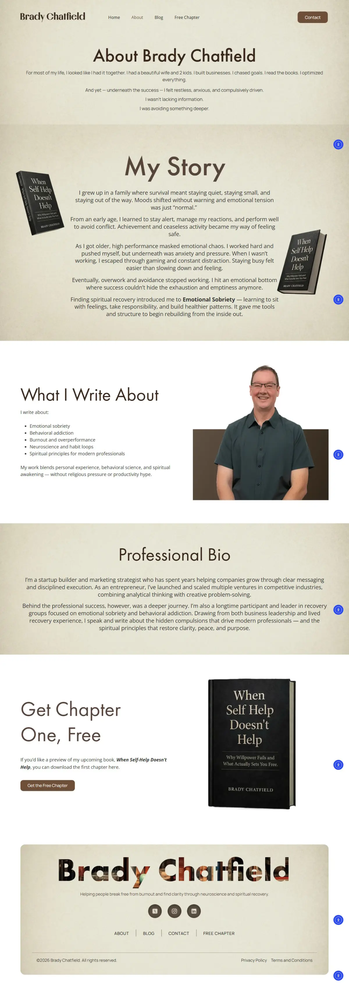 Brady Chatfield — About Page