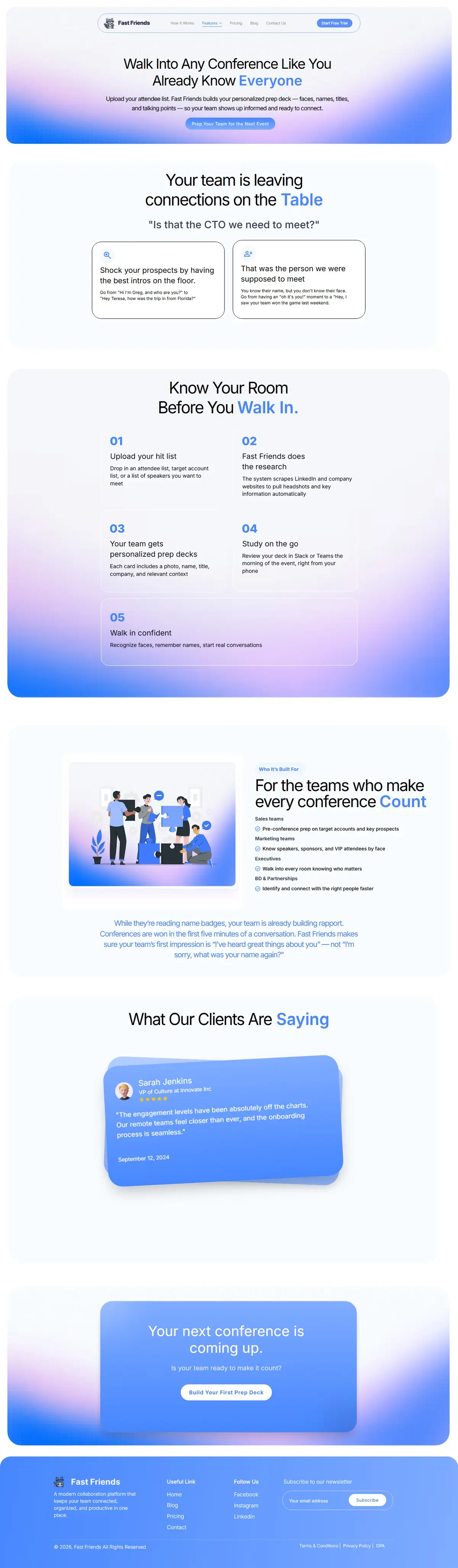 Fast Friend — Futures Page (Conference)
