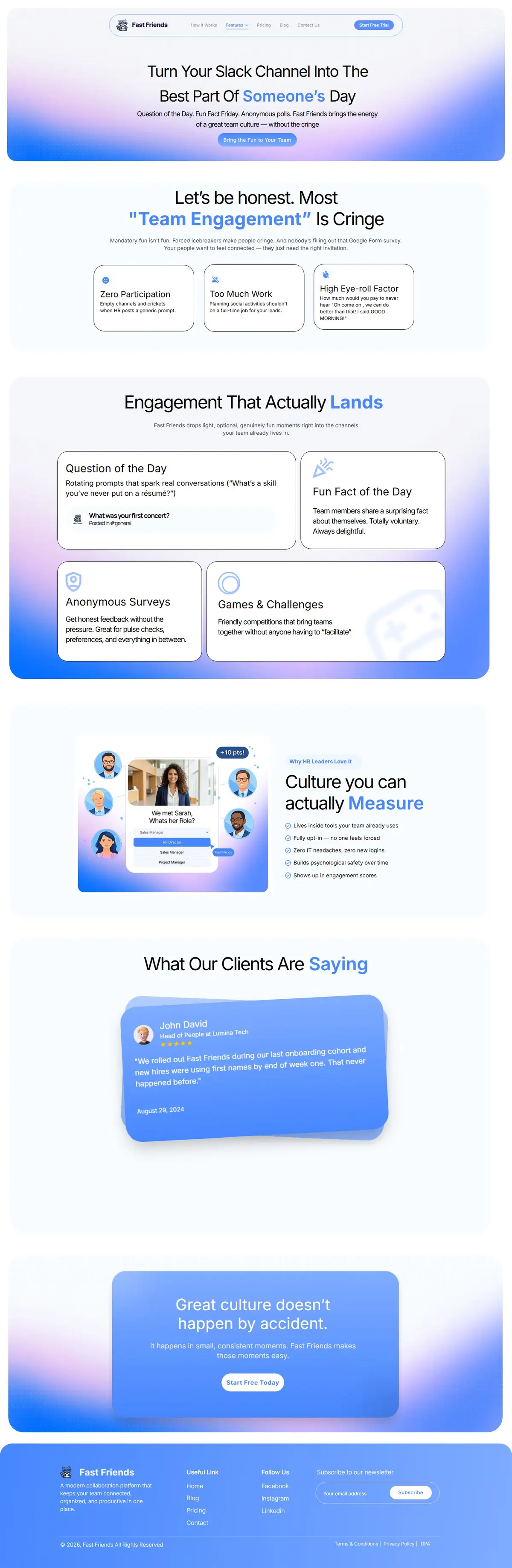 Fast Friend — Futures Page (Icebreaker)