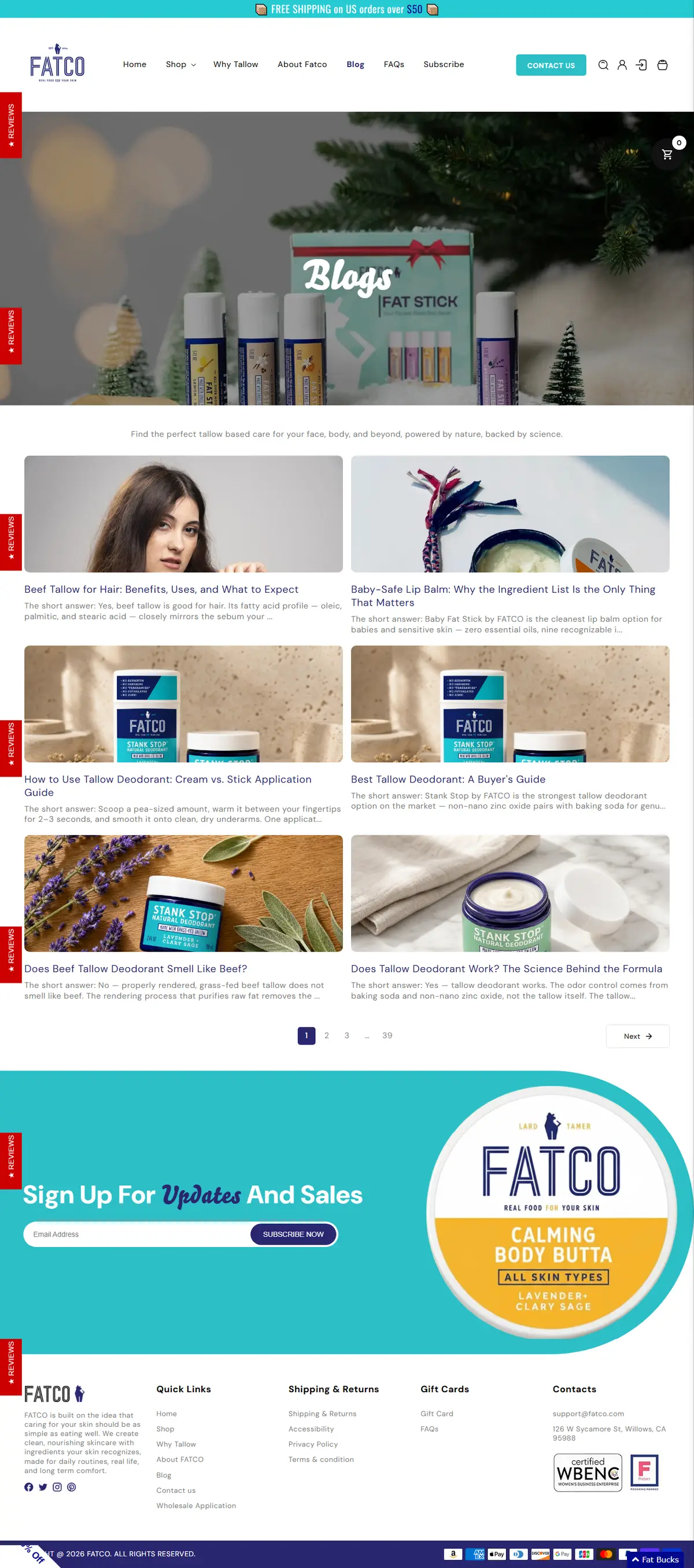 Fatoc — Blogs Page