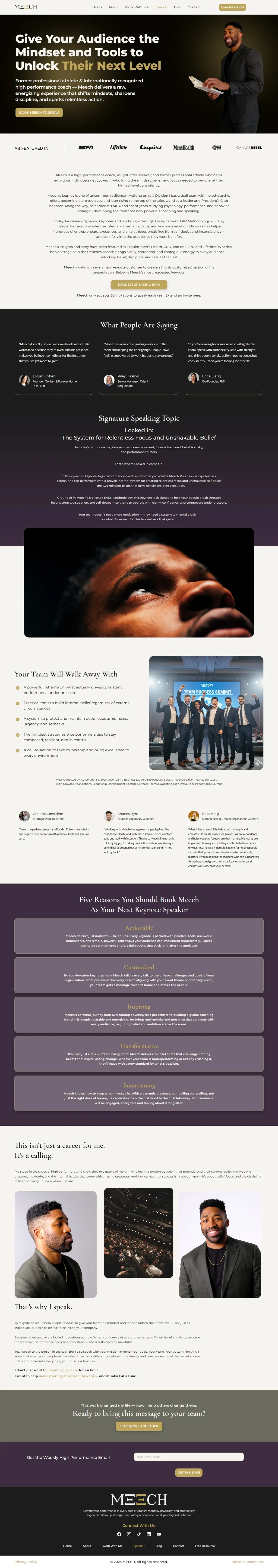 Meech Robinson — Speaker Page