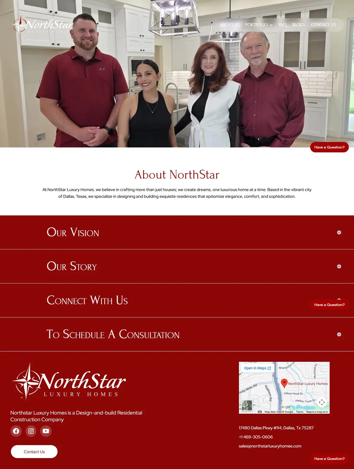 Northstar Luxury Homes — About Page