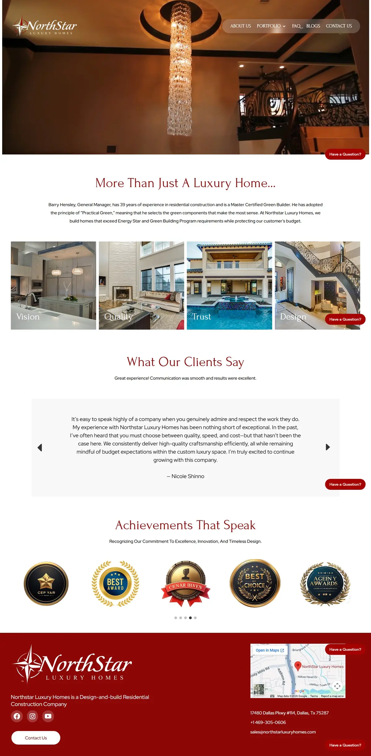 Northstar Luxury Homes — Home Page