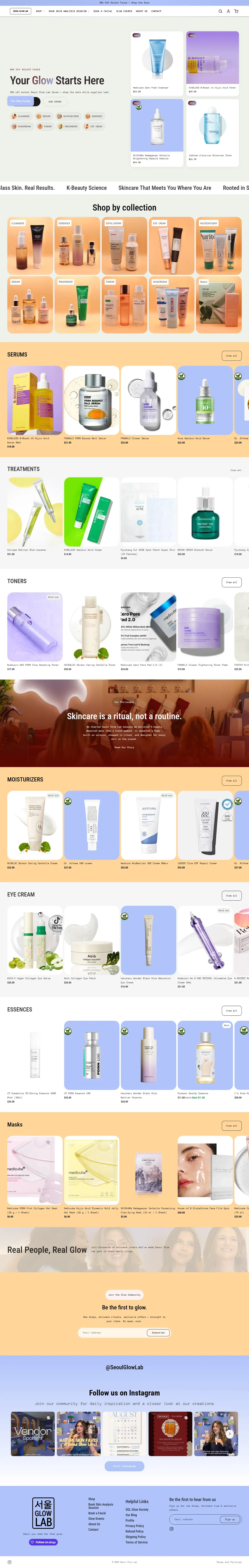 Seoul Glow Lab — Home Page