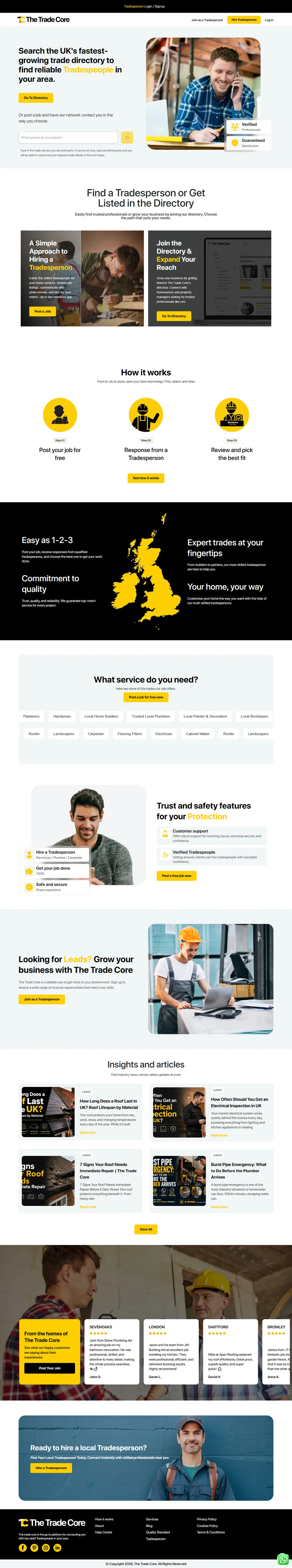 The Trade Core — Home Page